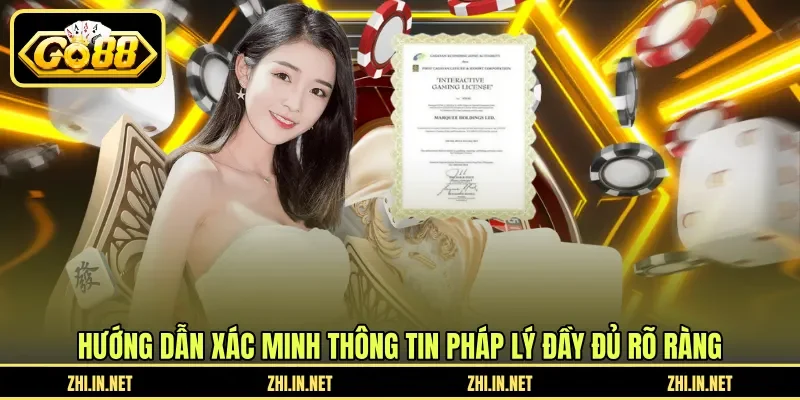 Giấy Phép Hoạt Động 3 go88 Hướng dẫn xác minh thông tin pháp lý đầy đủ rõ ràng